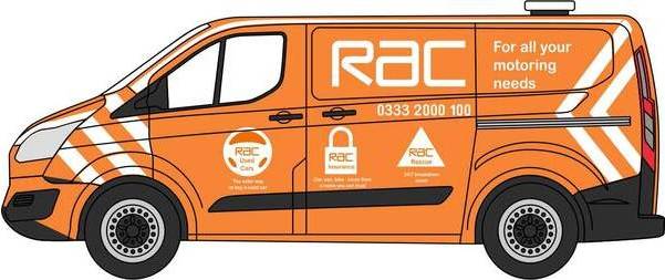 Oxford Diecast Transit Custom RAC