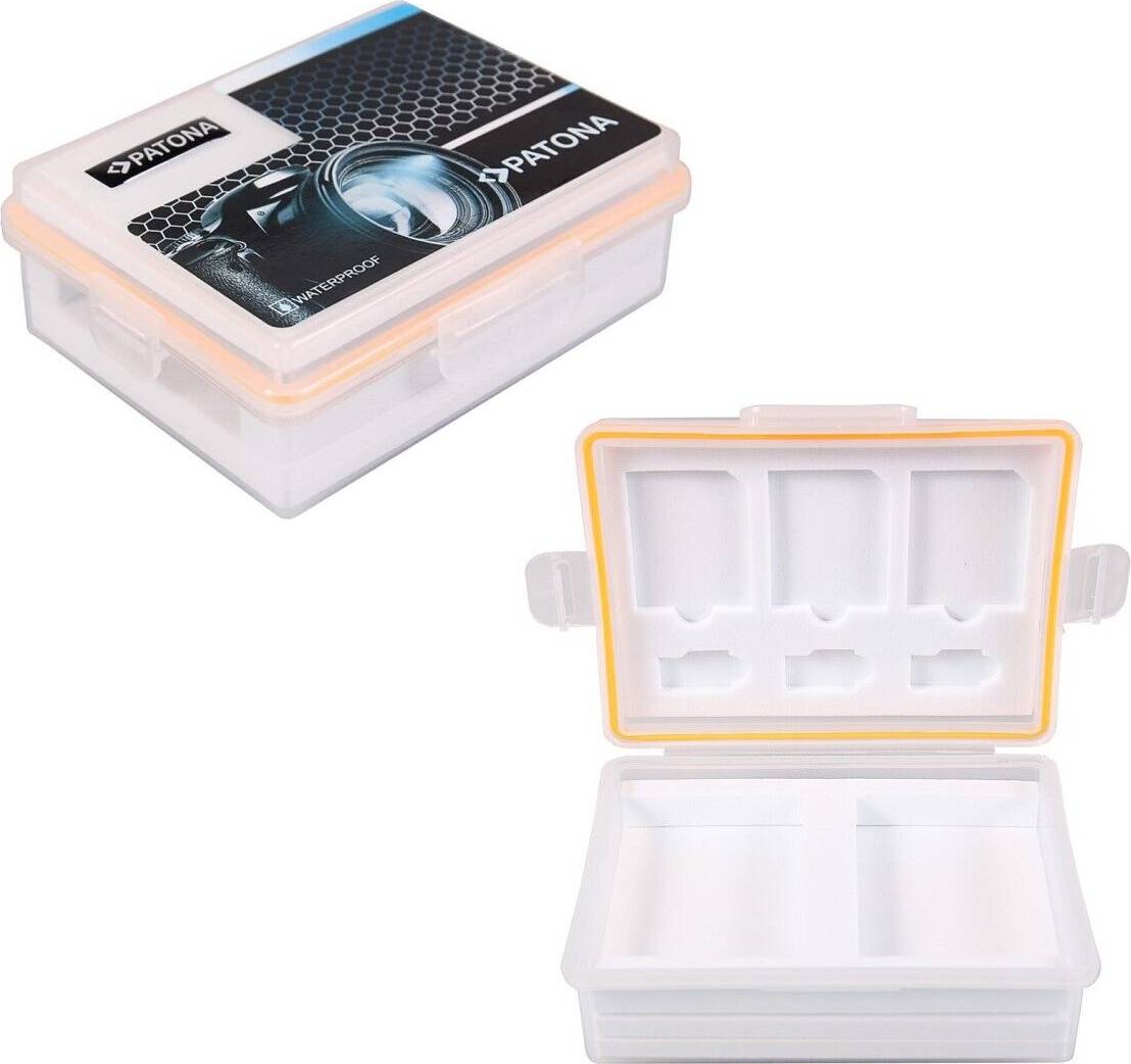 Storage Box For Batteries And Memory Cards