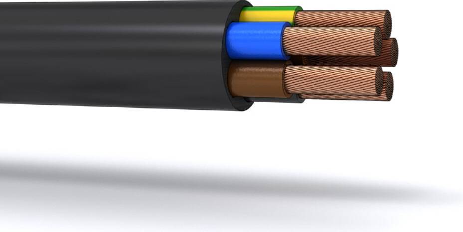 Aceflex Jordkabel RV-K 5G2,5 R100m