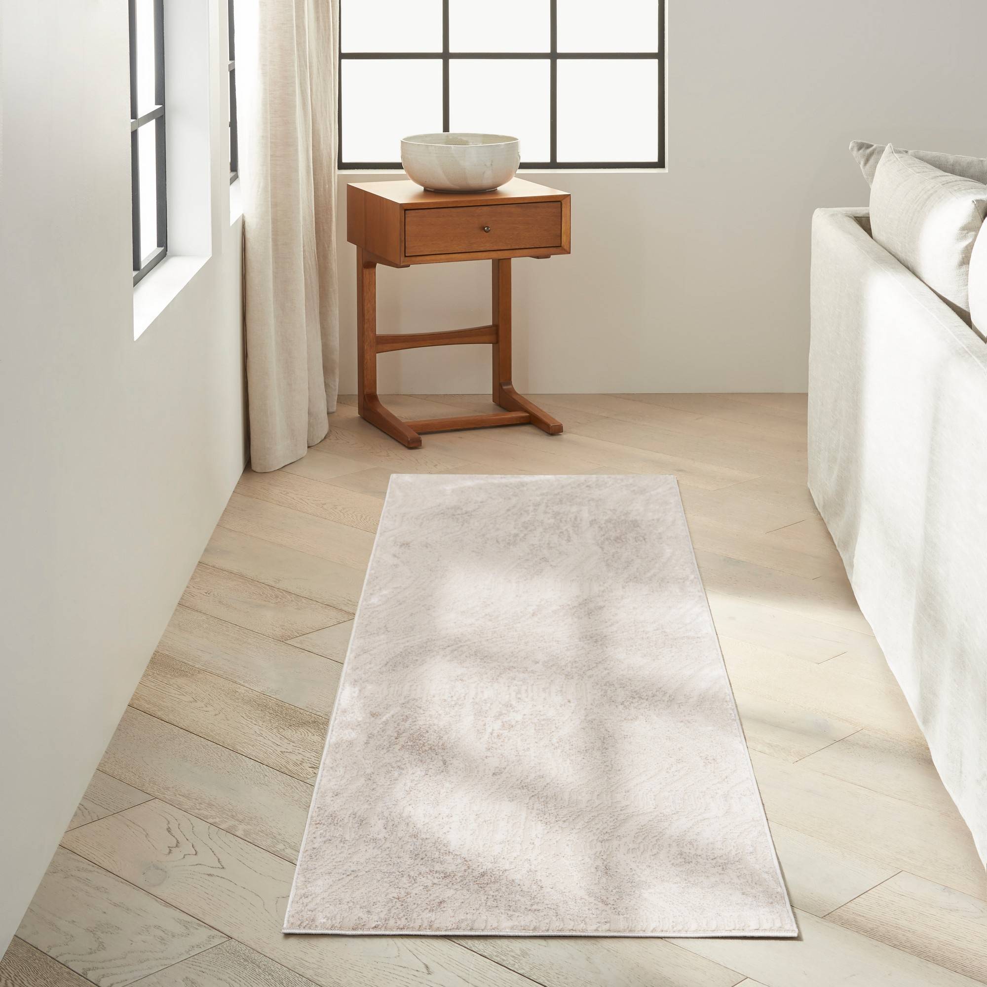 Calvin Klein Machine Woven Rug Grey