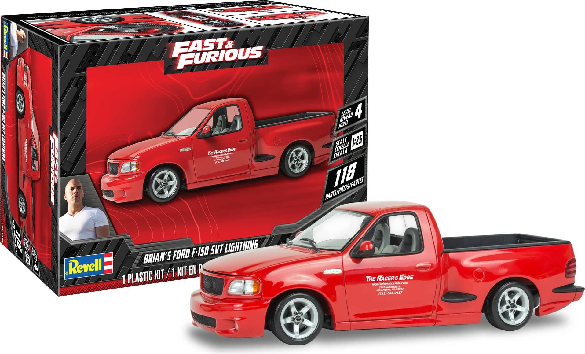 Revell Fast & Furious Brian's Ford SVT Lightning Model Car Kit