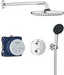 Grohe thermostatic shower set Grohe Precision Round Shower System 34883000