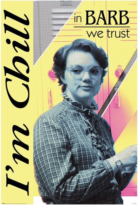 Stranger Things In Barb We Trust Poster Poster