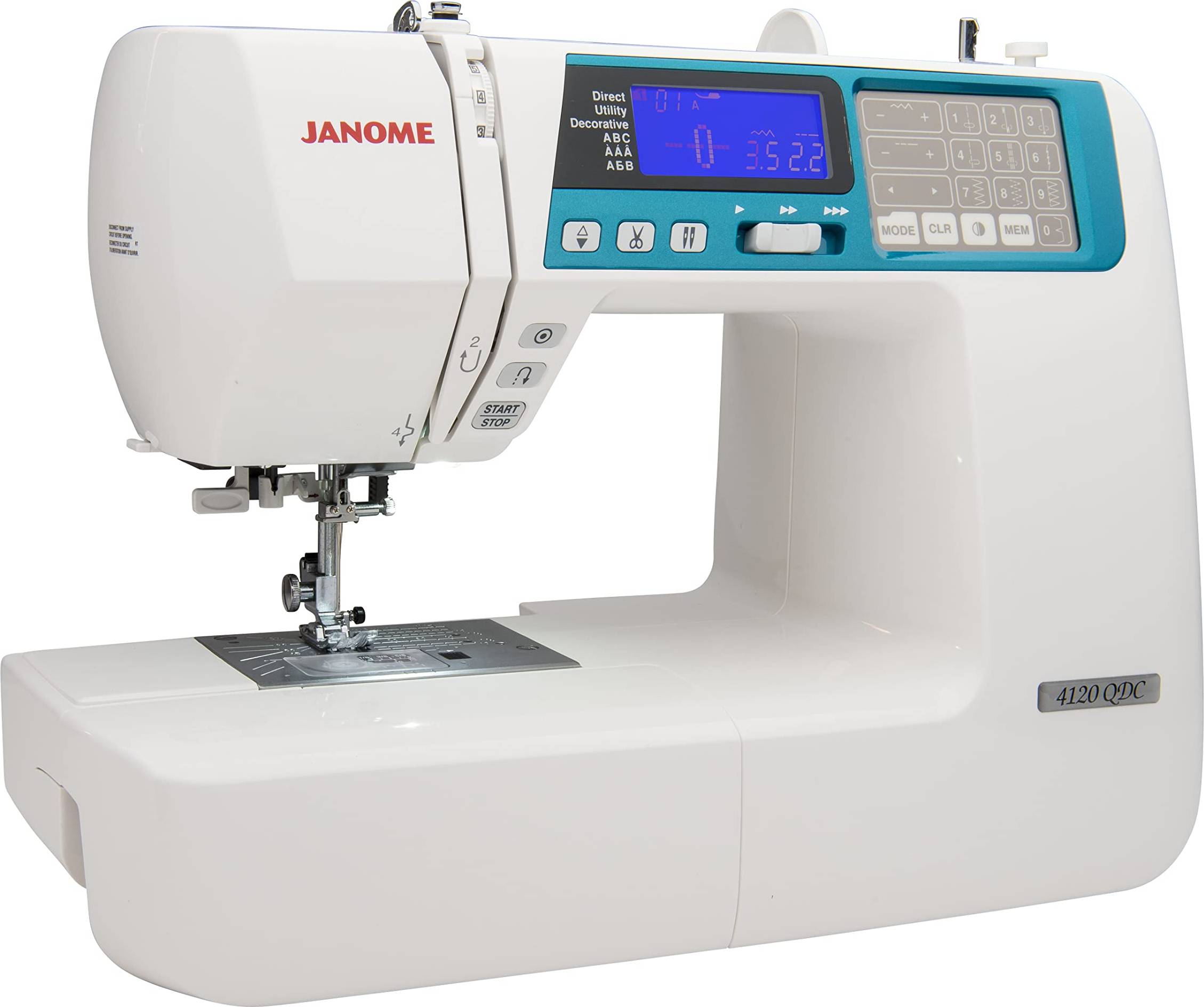 Computerized quilting machine Janome Janome 4120QDC-B Computerized Sewing Machine, Blue