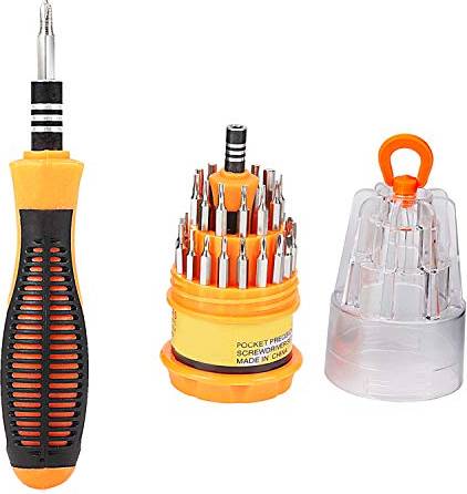 Mini Magnetic Screwdriver Set, Repair Tool Kit with Bits Bit Screwdriver