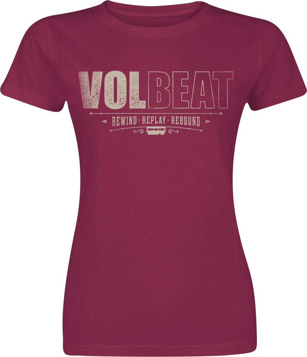 T-shirt - Distressed Logo - Rood