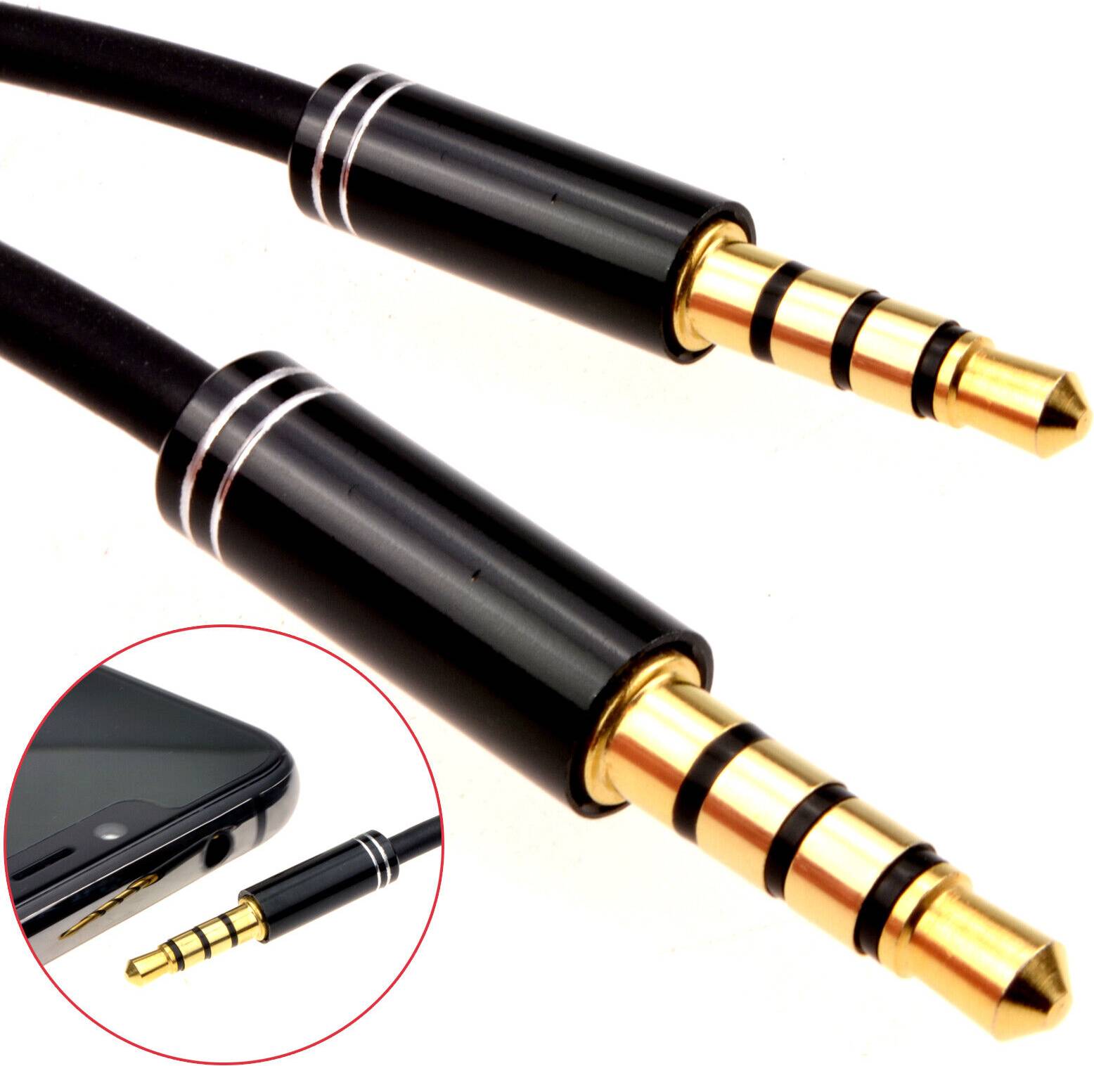 Kenable PRO 4 Pole TPE RUBBER Lead 1m