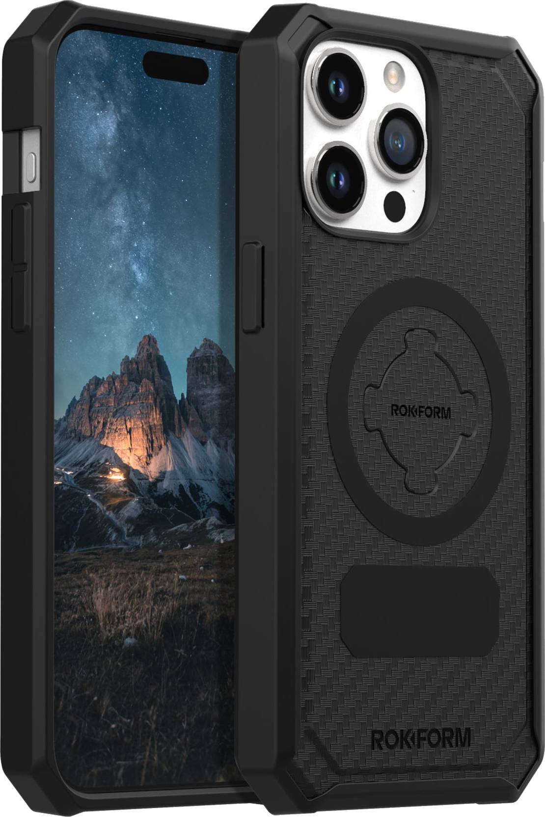 Rokform Rugged Series Magnetic Case with RokLock Twist for iPhone 15 Pro Max