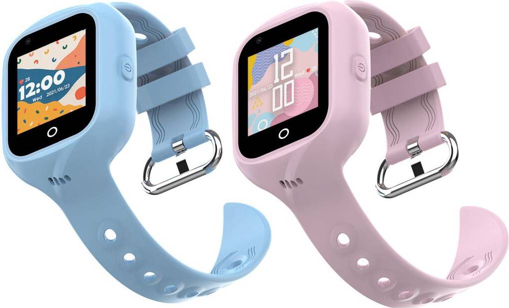 KIDSWATCH4G 4G Display 1.4" Digitale Touch Screen GPS Colore Blu Rosa