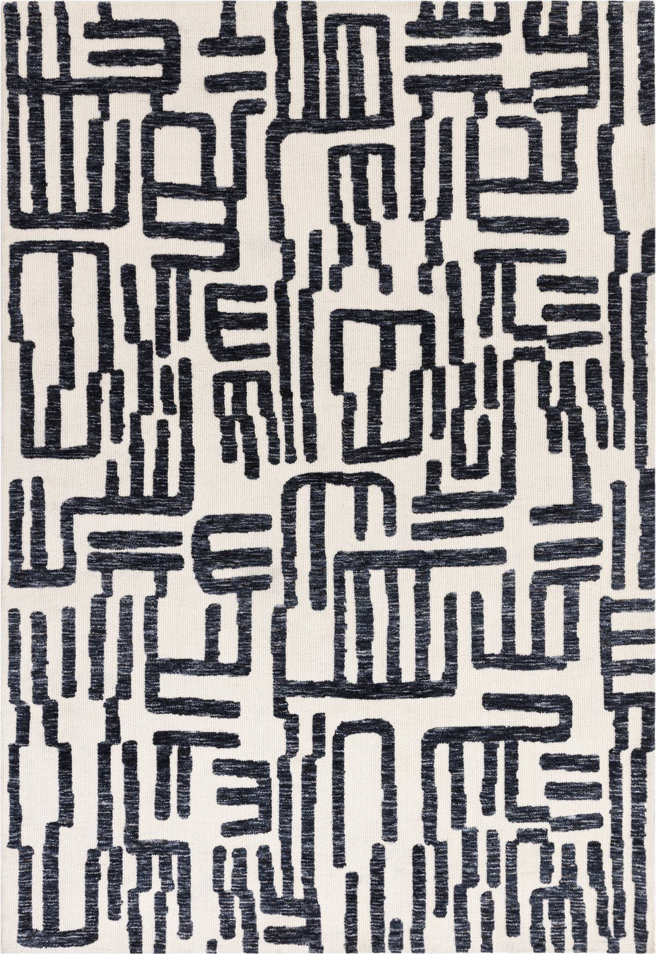 B&Q Mason Script Modern Abstract Cream White