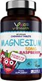 Magnesium for kids Magnesium Tablets for Sleep, Ticks, 50mg Chewable Raspberry Flavour Magnesium