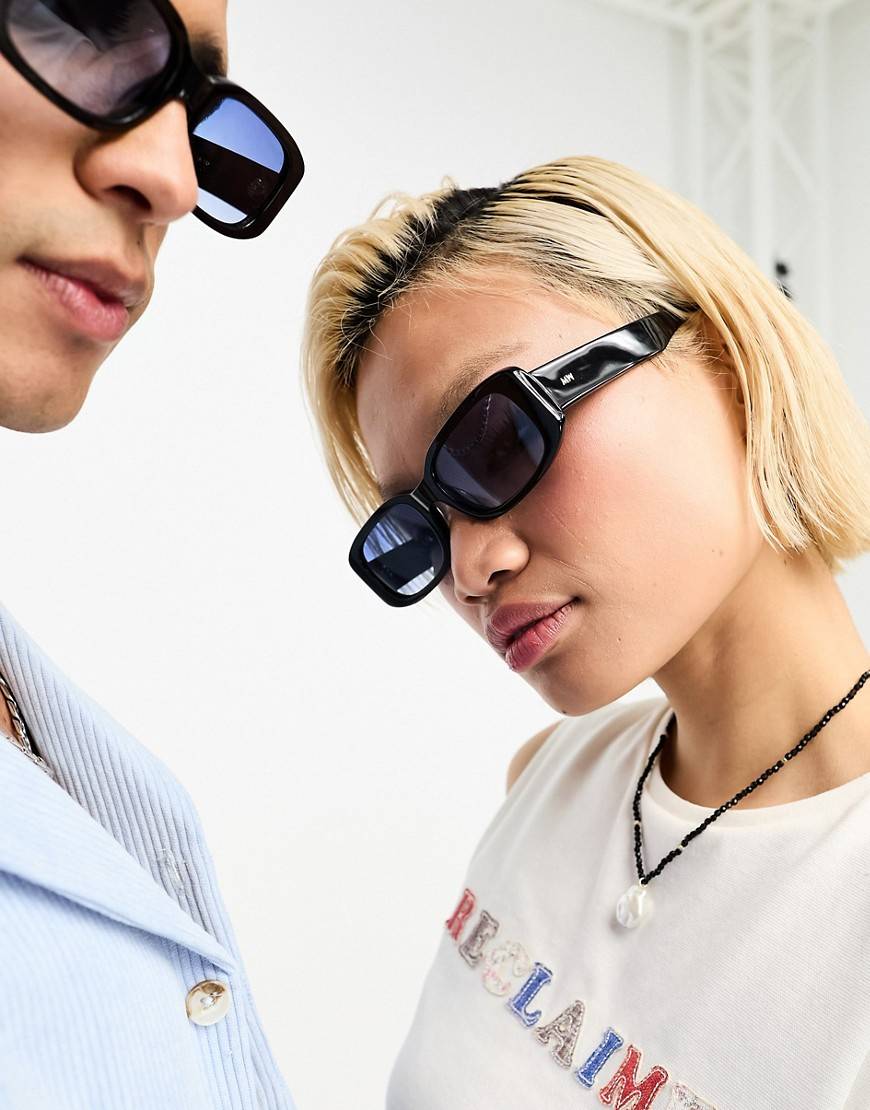 MessyWeekend Roxie Sunglasses - Black/Gradient Blue