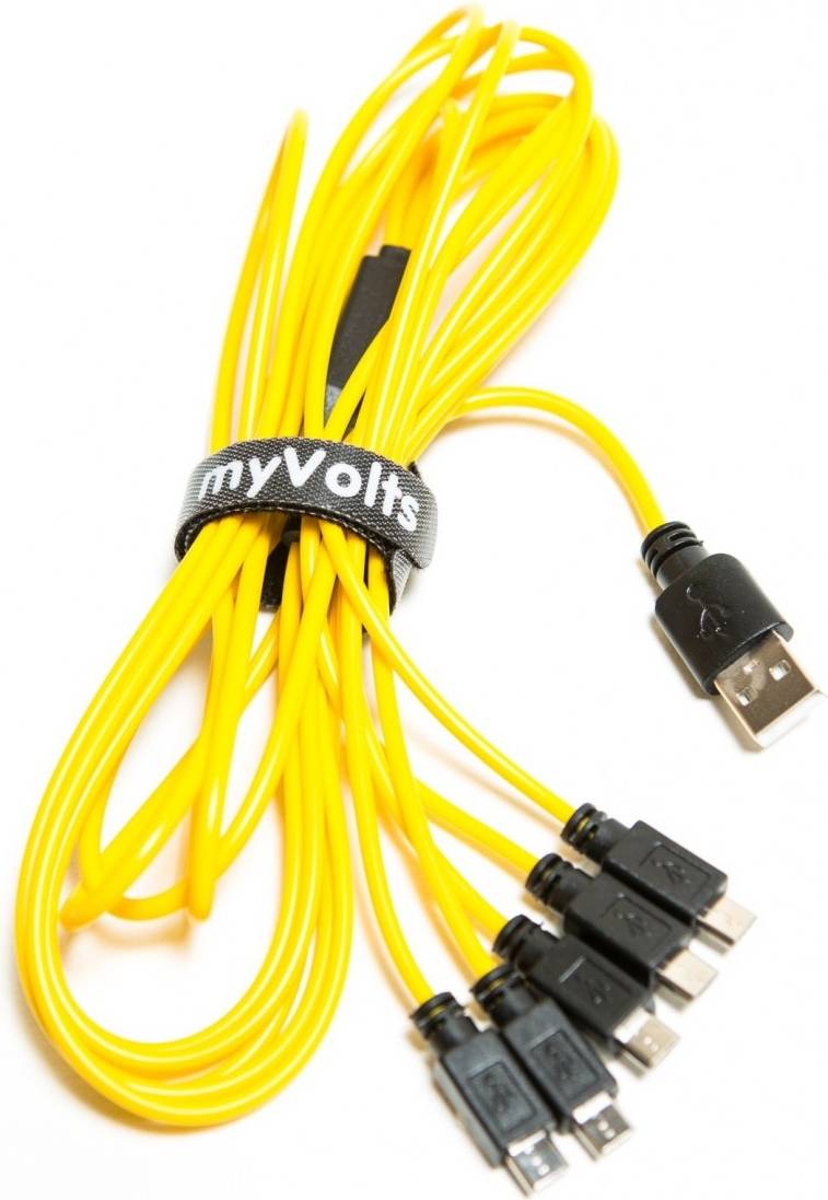 5-Way Power Splitter Roland Boutiques Yellow