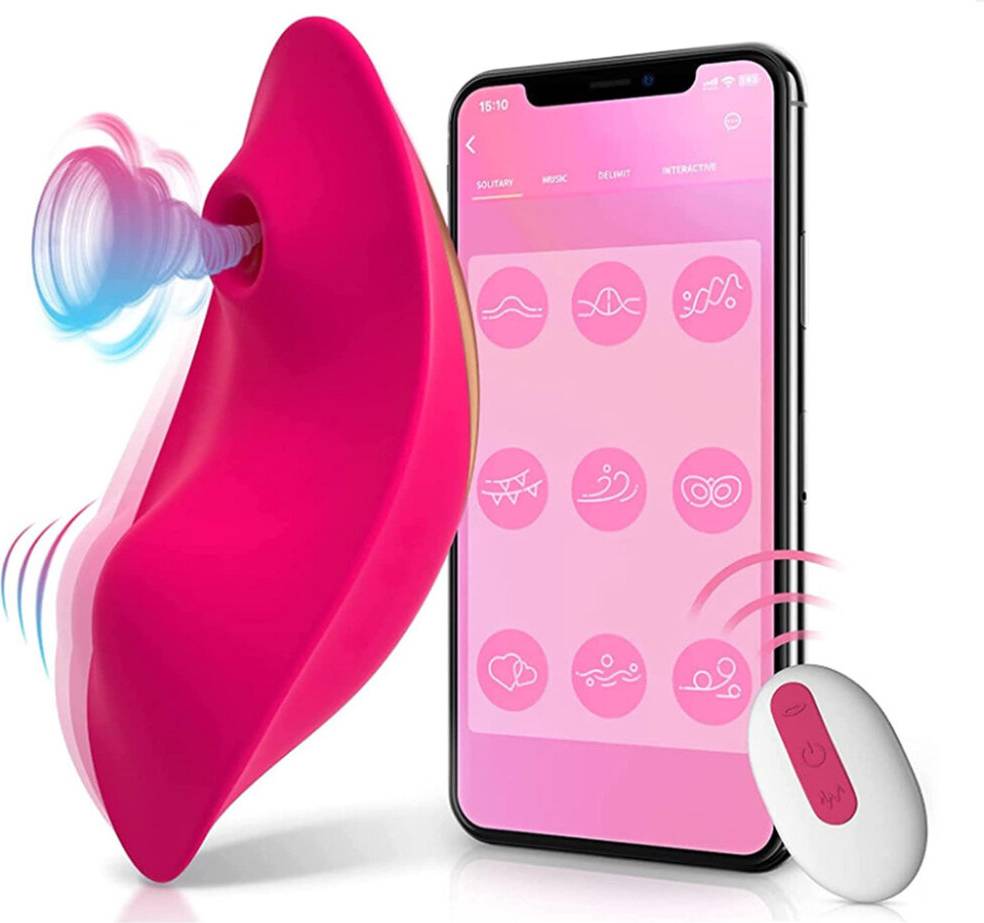 Butterfly vibrator Sex Toys App Control Remote Control Remote Control APP Control Wearable Vibrator, Clitoral Butterfly Vibrator with 9 Vibration Modes