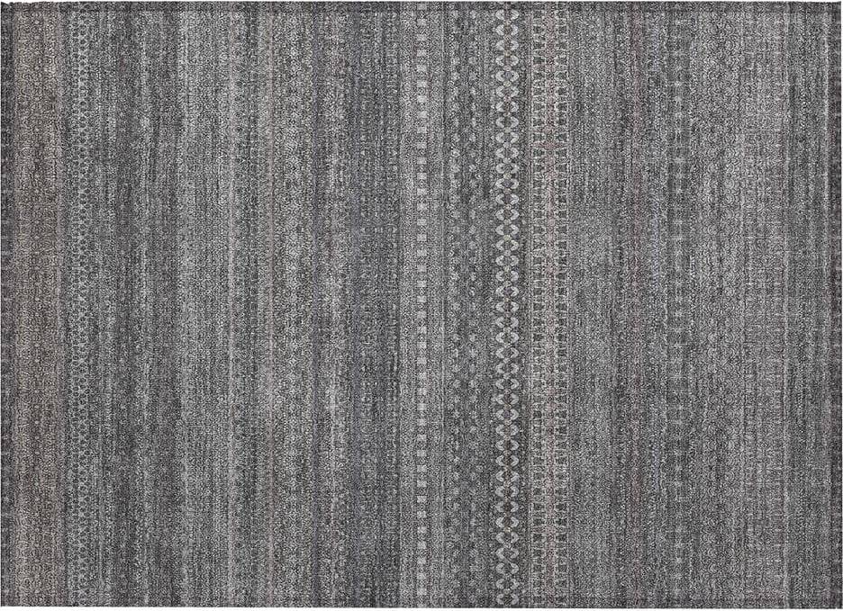Addison Rugs Machine Washable Moroccan Stripes Gray