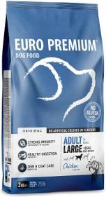 Euro Premium Adult Large Chicken Rice Hundfoder 12 Kg