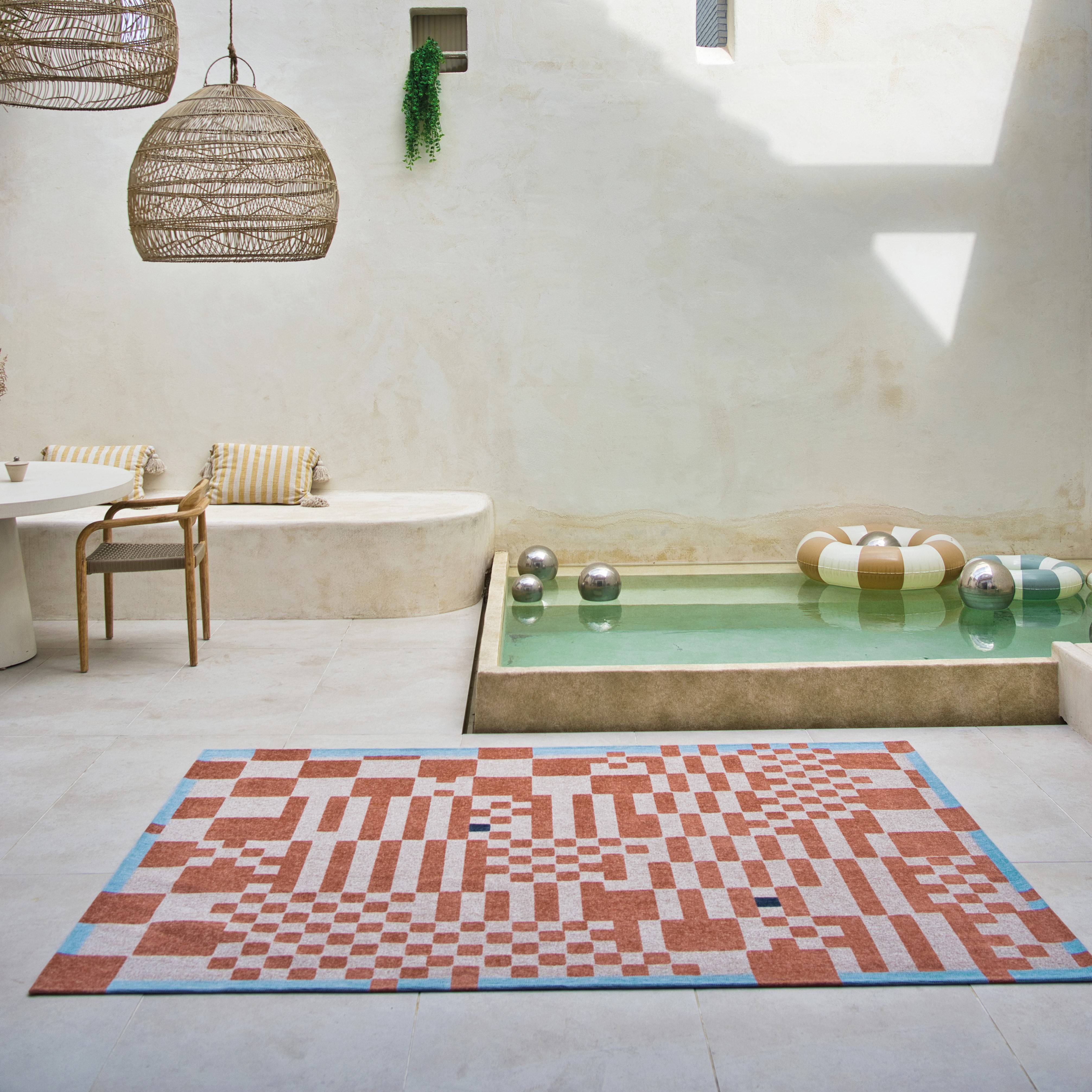 Louis de Poortere Flatweave Light Rug Multicolour, Brown