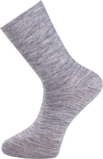 Trofé Wool Loose Rib Sock - Grey