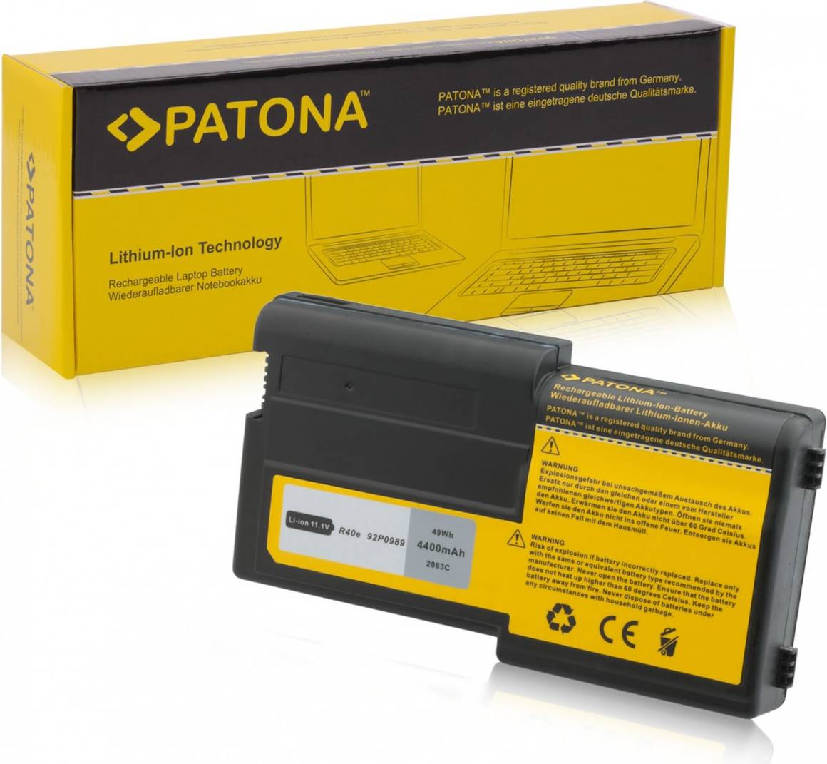 Patona IBM Thinkpad R32e R40e 92P0987 92P0988 92P0989