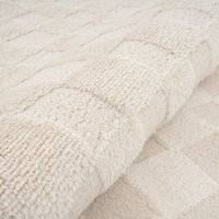 Petra Soft Natural Retro Rug White