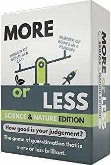 More or Less Science & Nature Edition Card Game