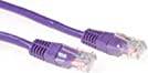 ACT Ib4720 Rj45 Cat5e Network Cable 20 M Purple