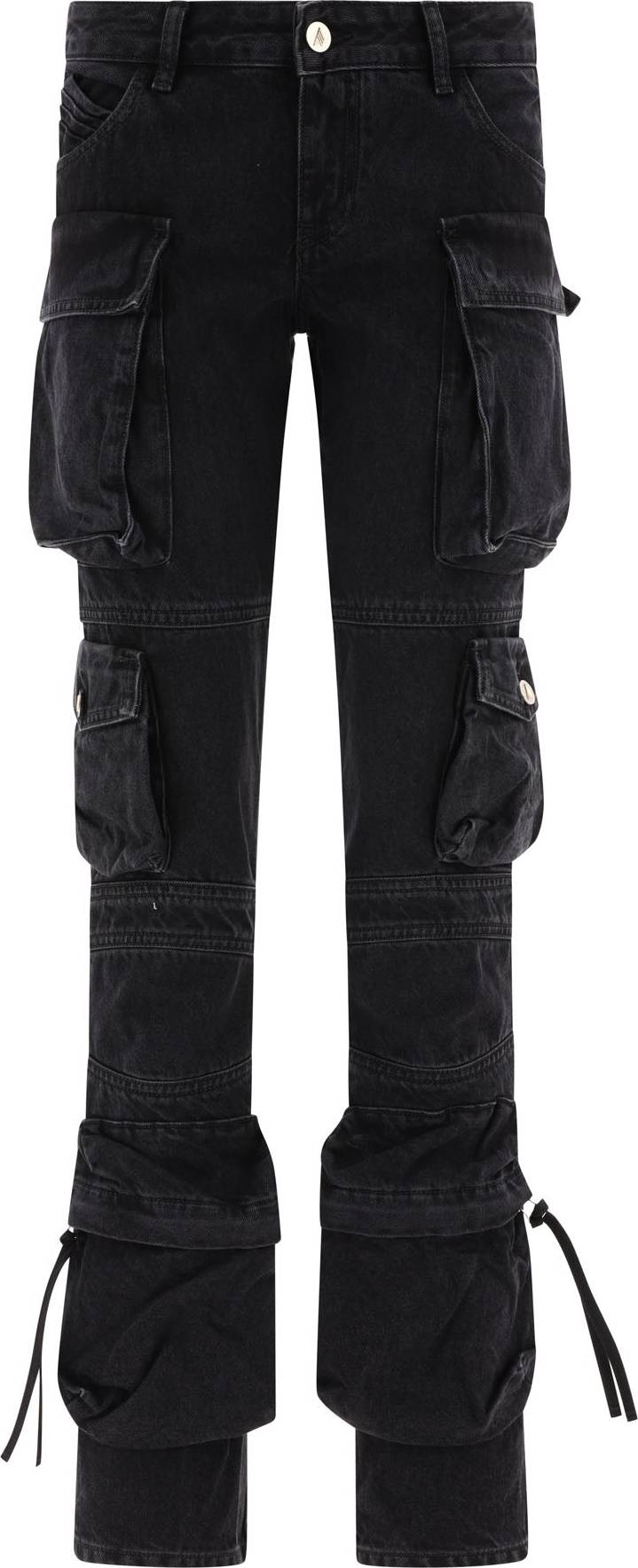 Sorte Cargo Jeans - Sort