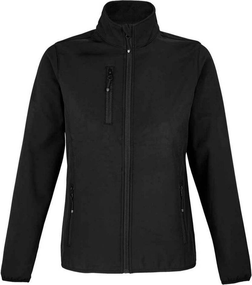 Womens/Ladies Falcon Softshell Recycled Shell Jacket Black