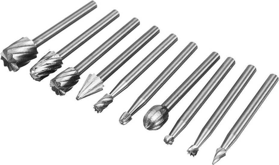 Keshen 2Set HSS Rotary Rasp File Rotary Rasp Burrs Wood Bits Grinding Woodworking Tool