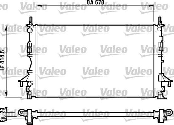 Valeo Radiator 732827