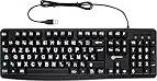 Pc keyboard Geemarc Multimedia Large Print Keyboard