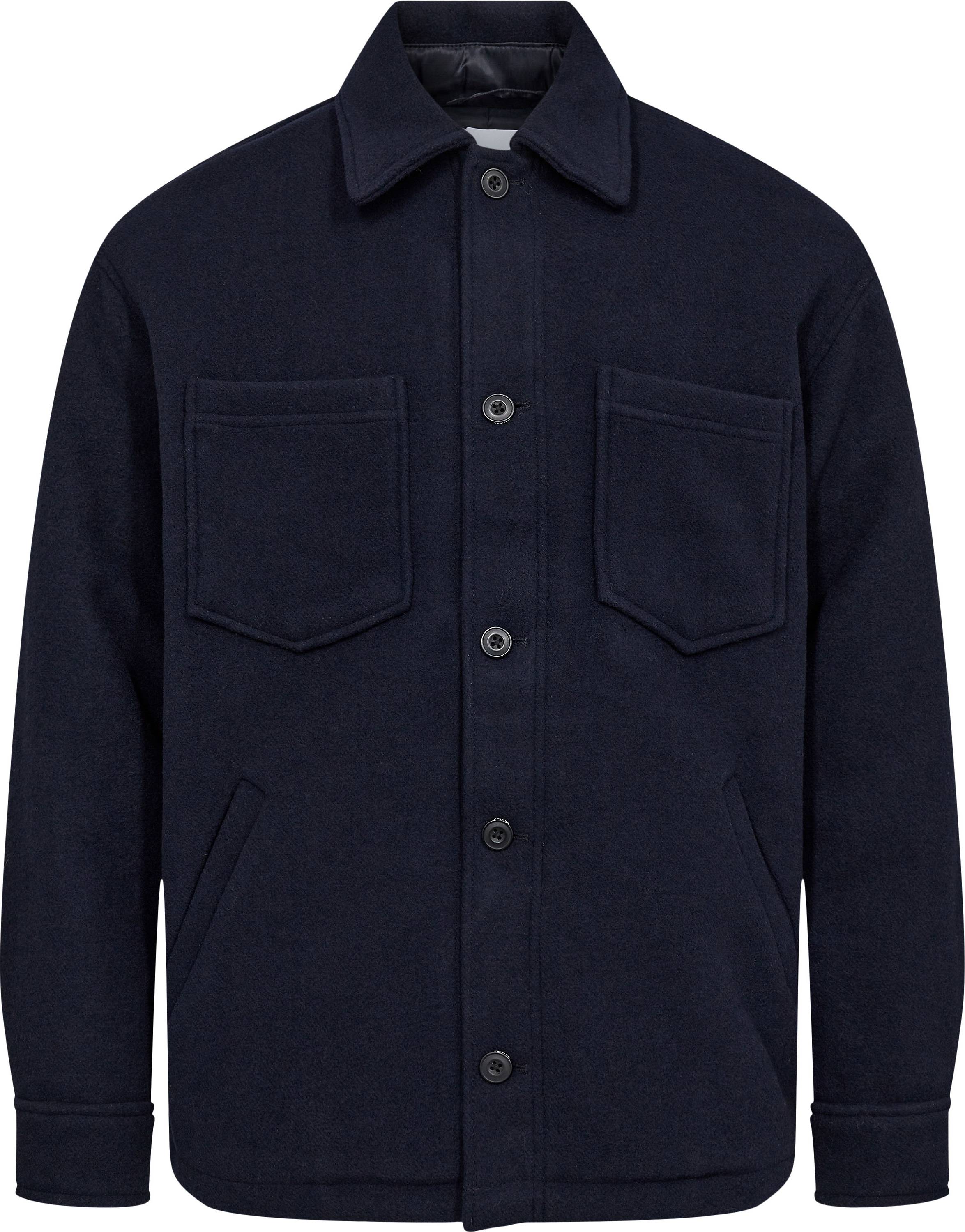 Samsøe Samsøe & Pally Padded Shirt Jacket Navy