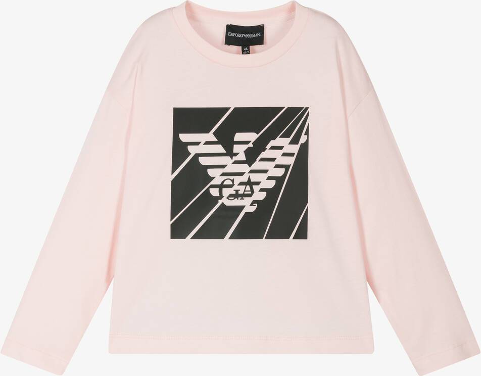 Emporio Armani Bluse - Rosa/Sort