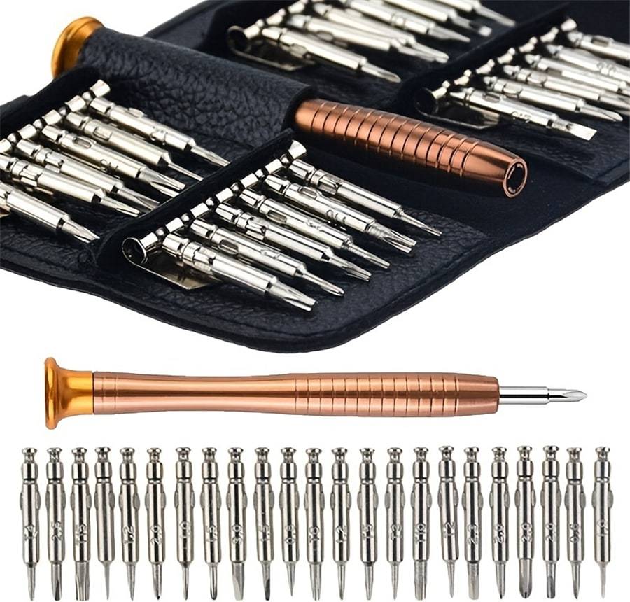 Shein 25 In 1 Mini Precision Magnetic Screwdriver Kit Bit Screwdriver