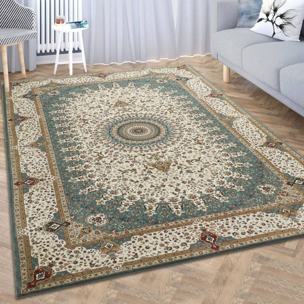Large kitchen rugs 160 Turquoise