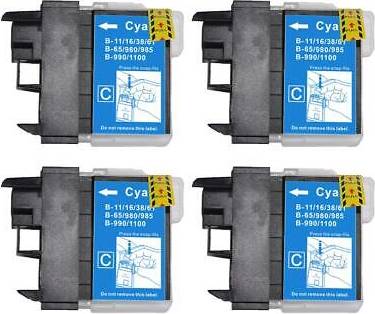 Go Inks Compatible 4 Ink Cartridges Compatible Brother MFC 990CW MFC - NEW