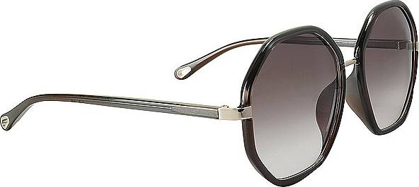 Chloé Asian Fit Solbriller Ch0133Sa - Transparent Blue/Brown
