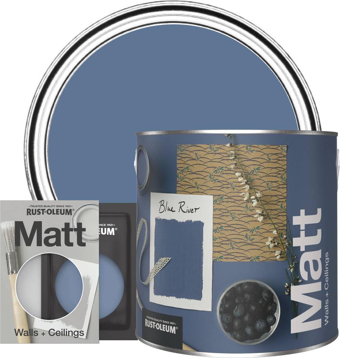 Rust-Oleum Washable Matt Paint RIVER 2.5L
