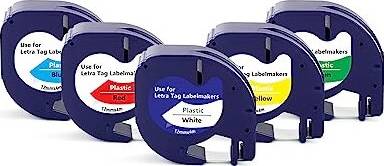 Dymo letratag plastic Compatible Label Tape Replacement for Dymo Letratag Lable Tape LetraTag