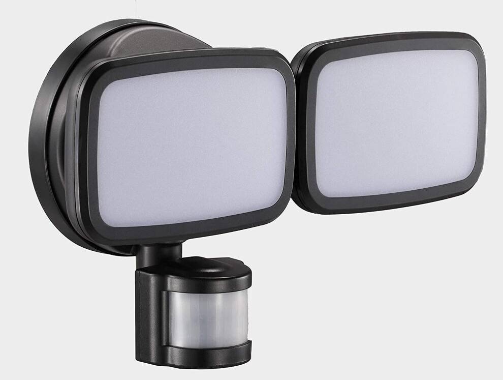 Twin wall polycarbonate 20W Motion Sensor Spotlight