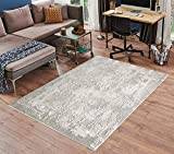 Serdim Rugs Modern Abstract Acrylic Yellow