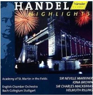 George Frideric Handel Highlights Marriner Brown Mackerras Rilling English (CD)