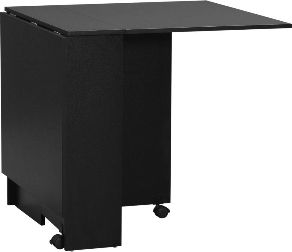 Homcom Rolling Drop Leaf Dining Table