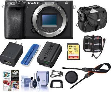 Sony alpha a6400 mirrorless camera Sony Alpha a6400 Mirrorless Digital Camera Body With Free PC Accessory Bundle