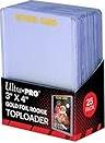 Ultra Pro 3" x 4" Rookie Gold Toploader 25ct