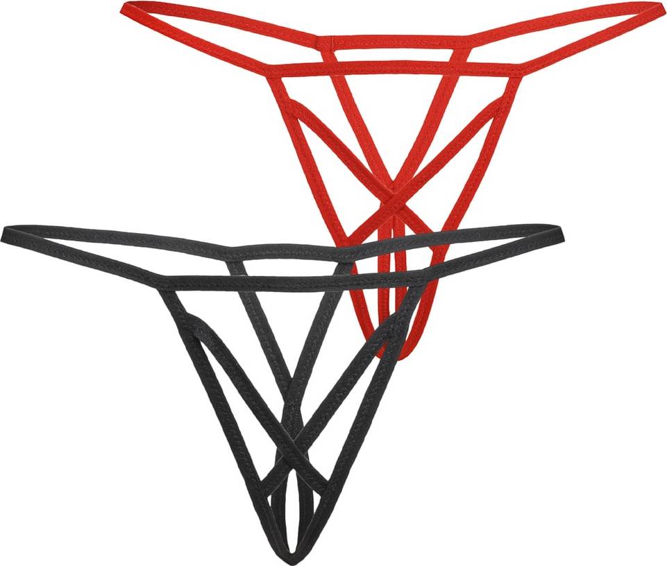 Stringit - Tulenpunainen/Musta