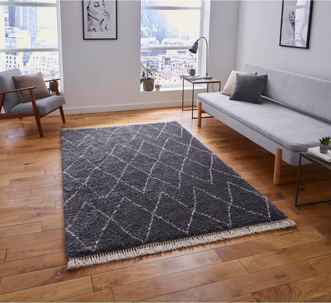 Mikado Wagner Rug Grey
