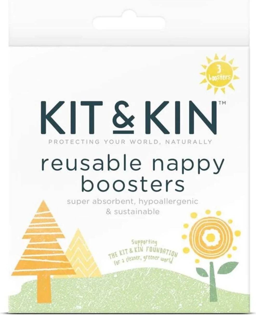 Kit & Kin Reusable Plant Based Boosters 3-P Vit