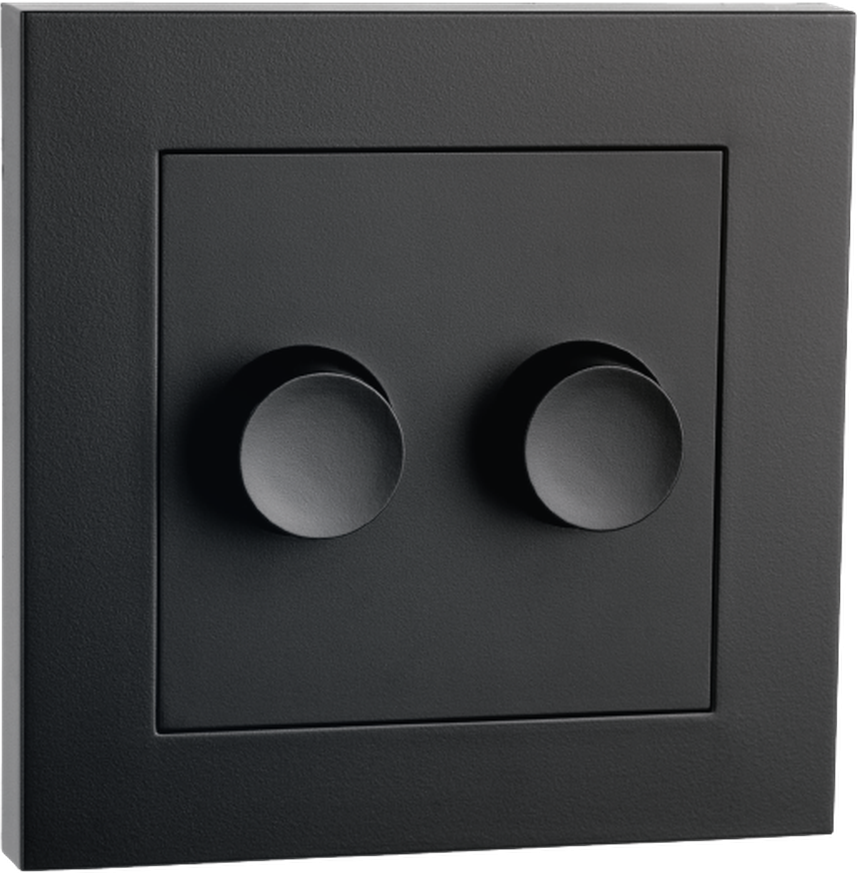 LEDDim Sort 2x100 Front Armatur
