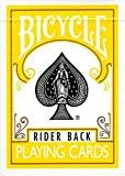 Bicycle Yellow Rider Back Playing Cards